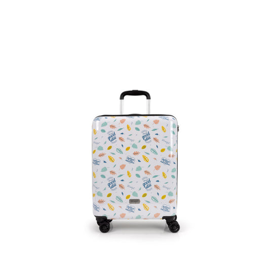 Maleta Cabina Rígida Gabol x Mr. Wonderful Vibes 4 Ruedas Dobles TSA