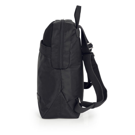 Mochila Escolar Gabol Aroa Expandible Resistente Agua con Organizador Negro
