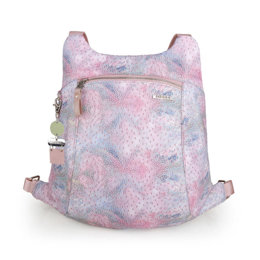 Mochila Bolso Gabol Nabila Rosa Elegante Resistente Agua Poliéster Sintético