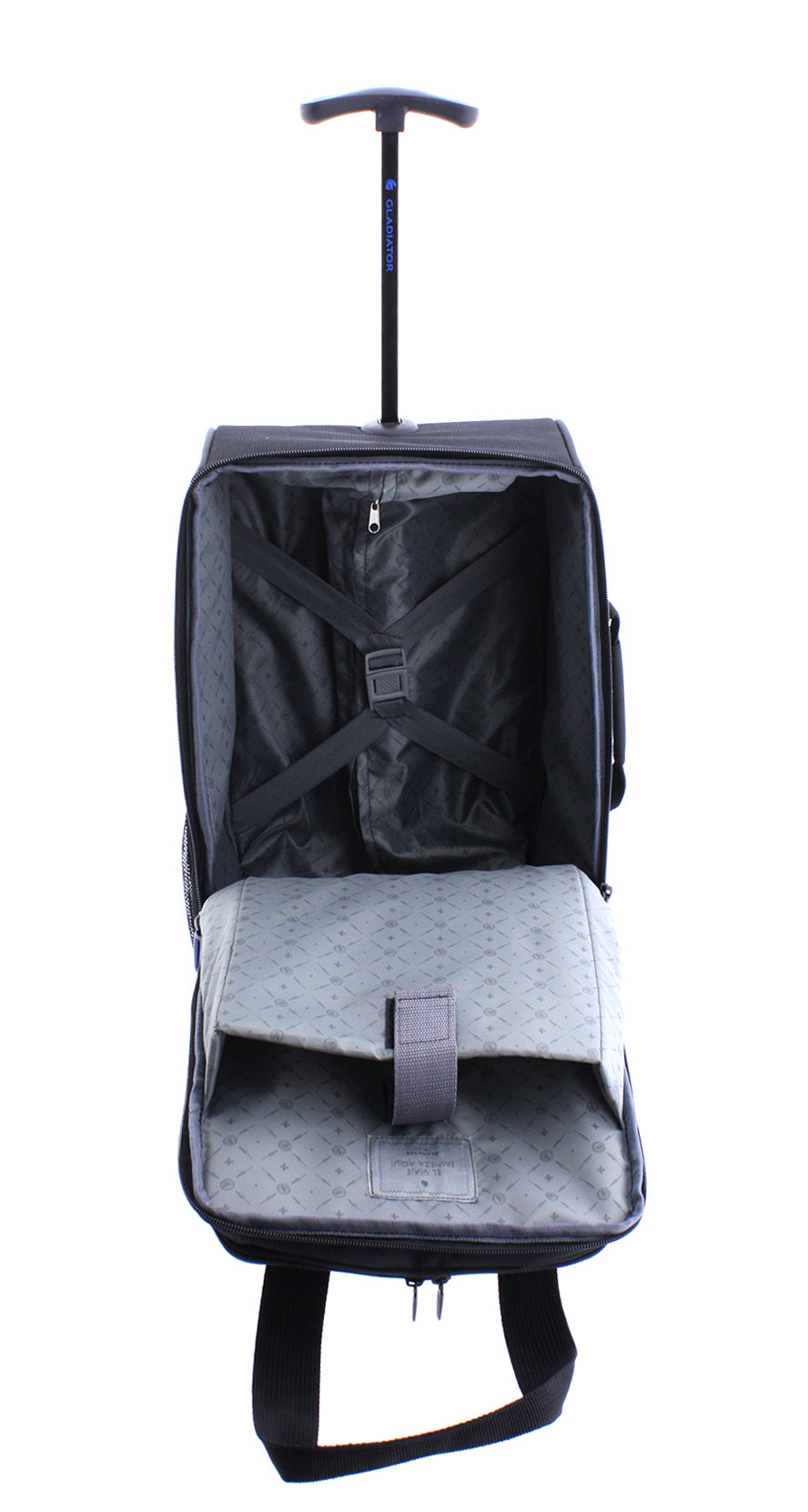 MOCHILA CON RUEDAS TRICK GLADIATOR NEGRO