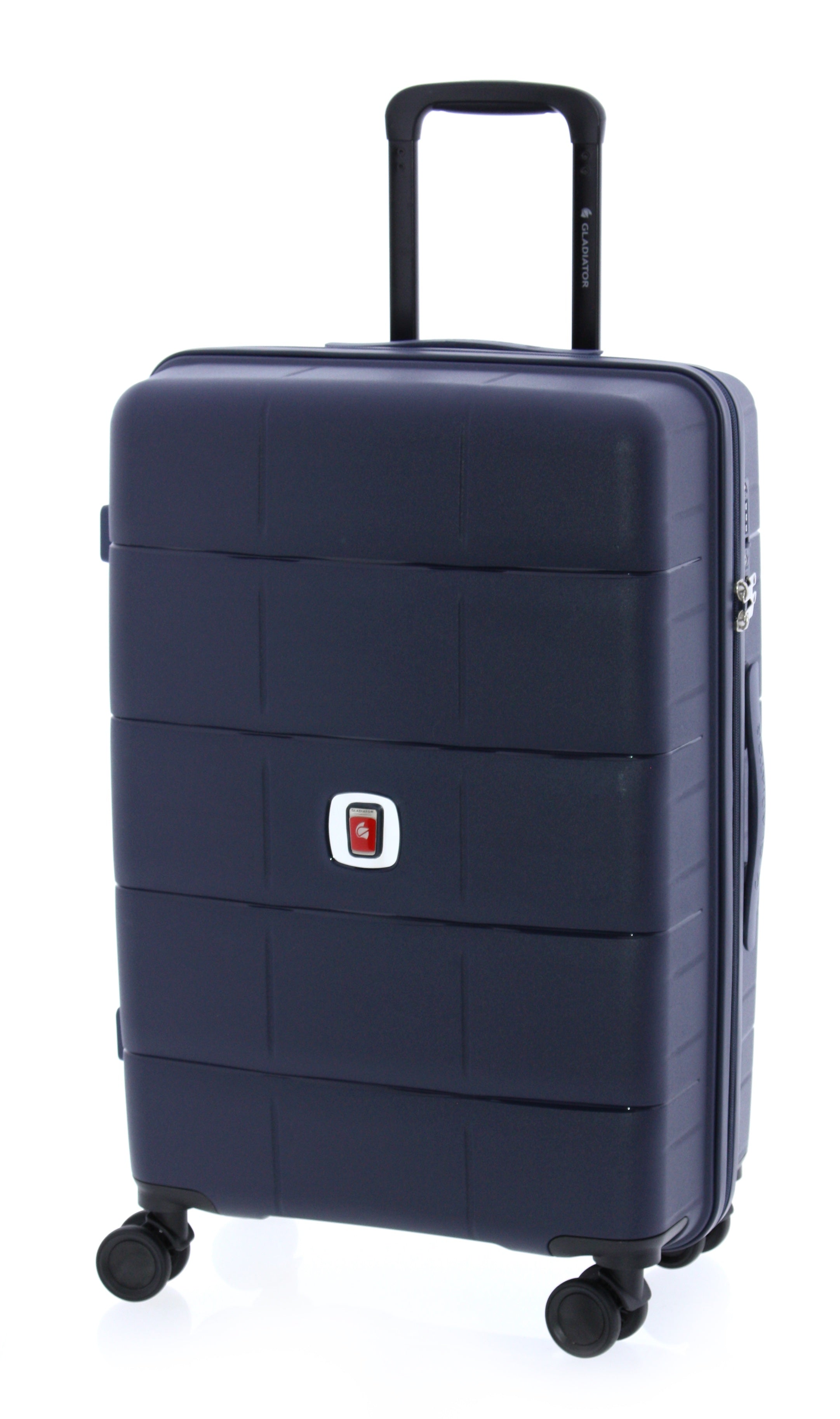 MALETA MEDIANA POLIPROPILENO 4 RUEDAS DOBLES MAGIC GLADIATOR