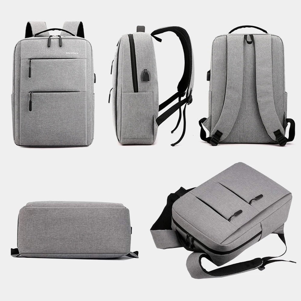 Mochila Portátil Negocio Oficina con acceso USB Universidad