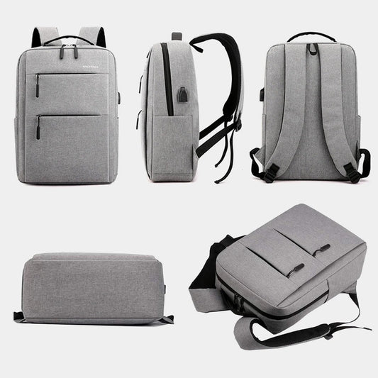 Mochila Portátil Negocio Oficina con acceso USB Universidad