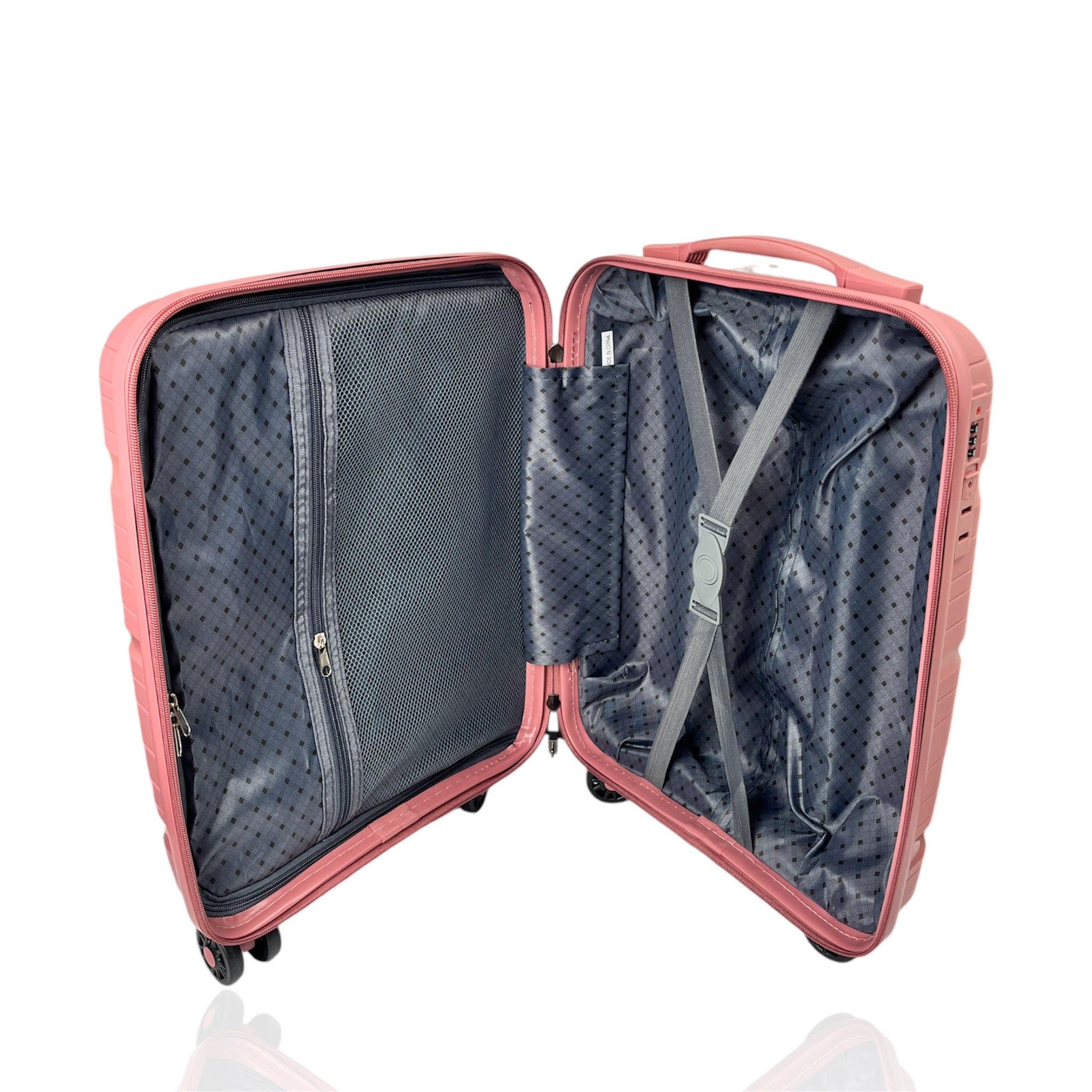 Maleta de Cabina Pequeña Material PP Rosa Nude