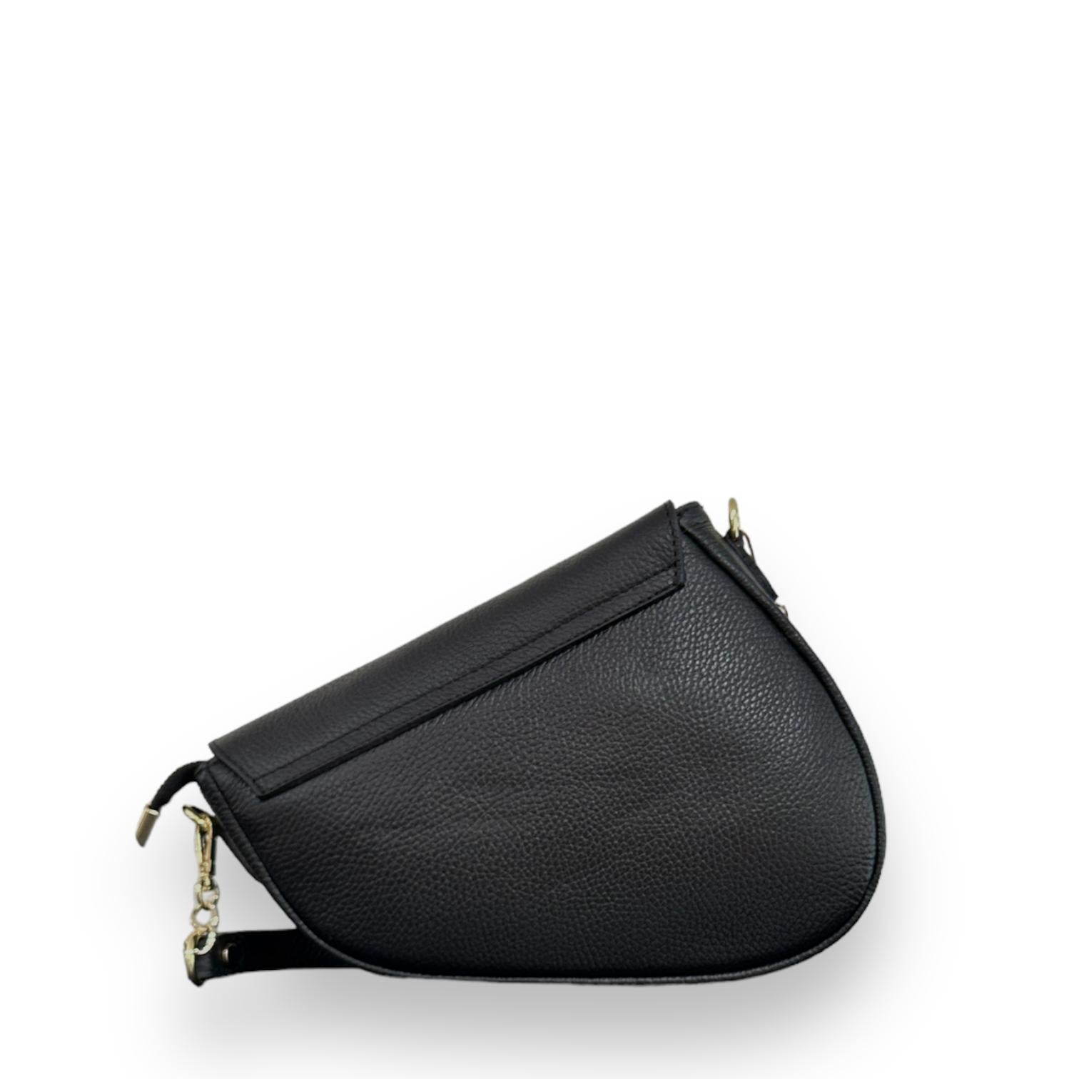 Bolso Silla Montar Piel Negro