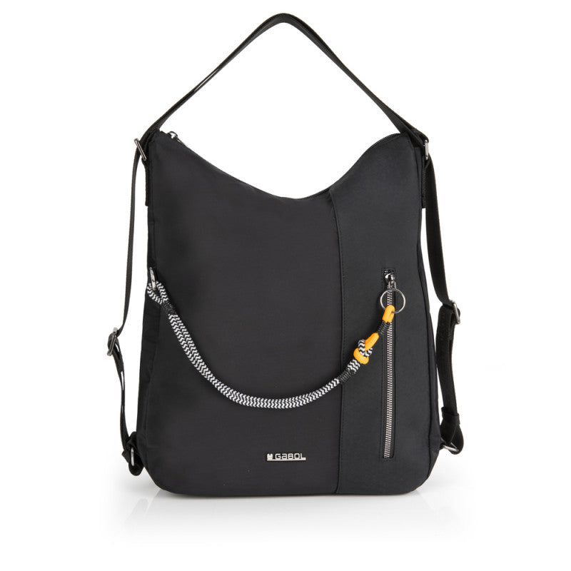 Bolso Mochila Gabol Aisha Moderno Resistente al Agua Libre de PVC Naranja