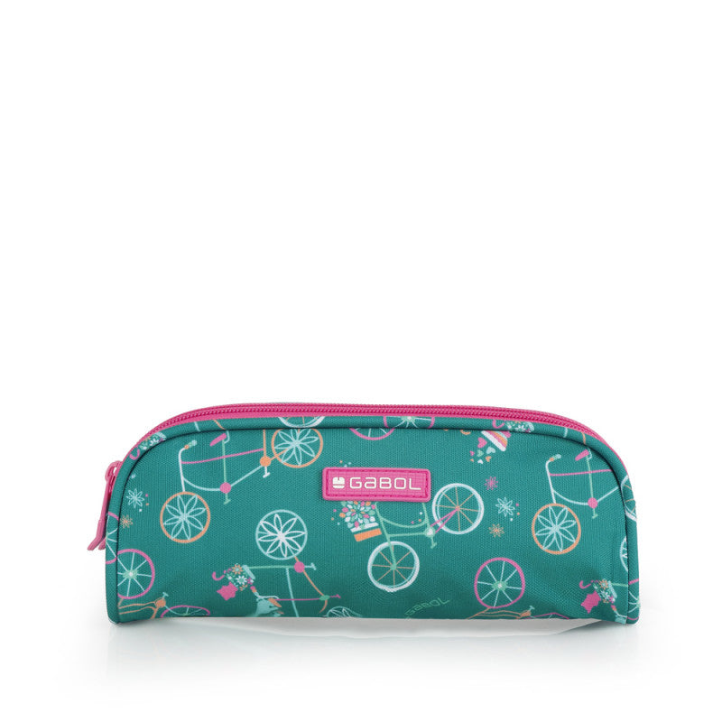 Estuche Doble Fiori Gabol: Organizador Escolar Impermeable, Resistente y Libre de PVC