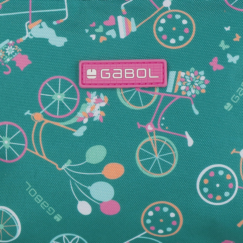 Estuche Doble Fiori Gabol: Organizador Escolar Impermeable, Resistente y Libre de PVC
