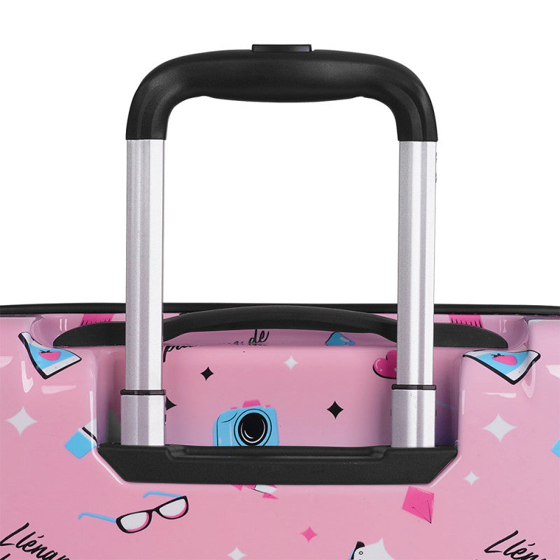 Maleta de Cabina Rígida Mr. Wonderful LIFE, 4 Ruedas Dobles, Ligera, TSA