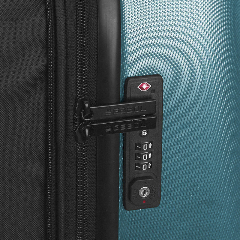 Maleta de Cabina Rígida Gabol Paradise XP Expandible con Ruedas 360° y Cerradura TSA