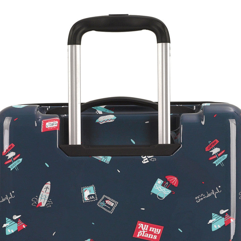 Maleta de Cabina Rígida Gabol Mr. Wonderful Plans, 4 Ruedas Dobles, TSA