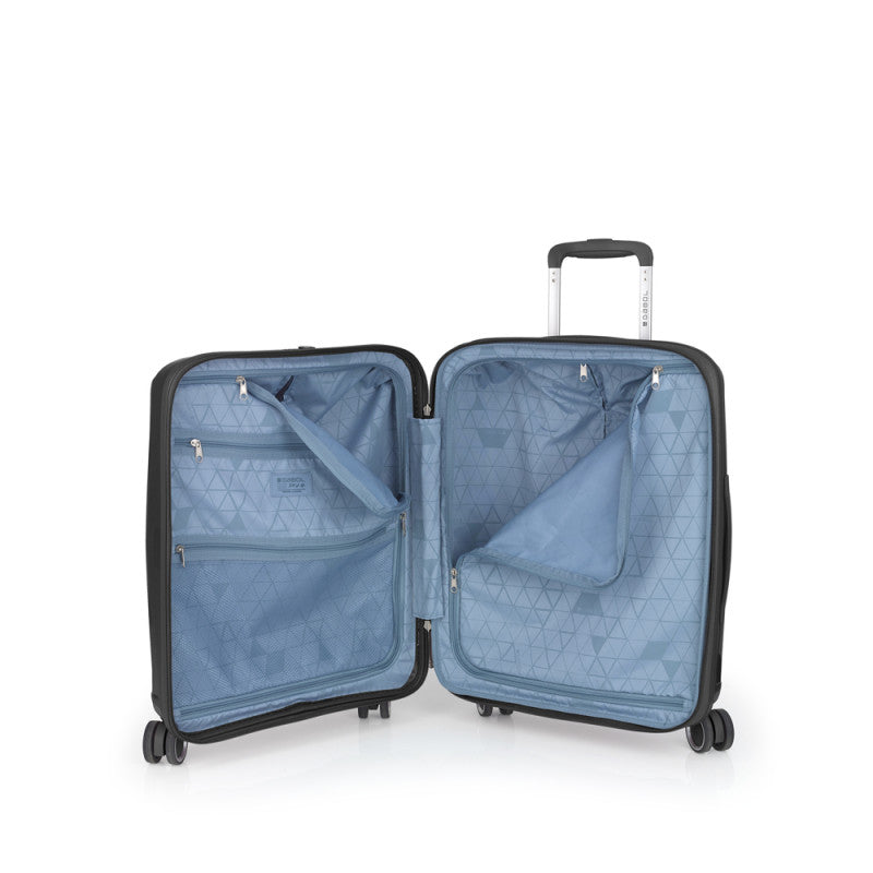 Maleta de Cabina Rígida Gabol Queens Expandible, Ligera, 4 Ruedas Dobles, TSA