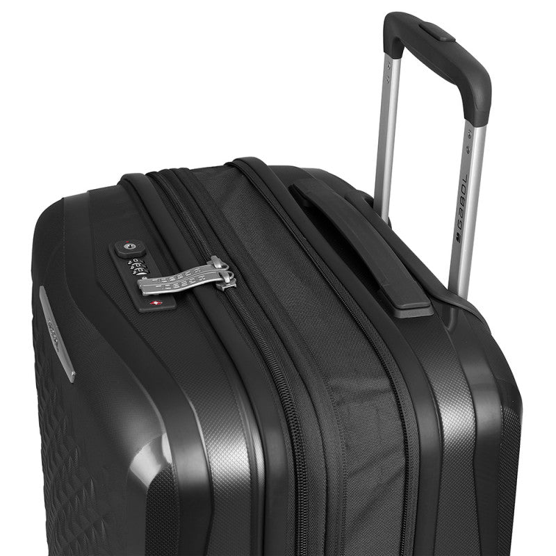 Maleta de Cabina Rígida Gabol Queens Expandible, Ligera, 4 Ruedas Dobles, TSA