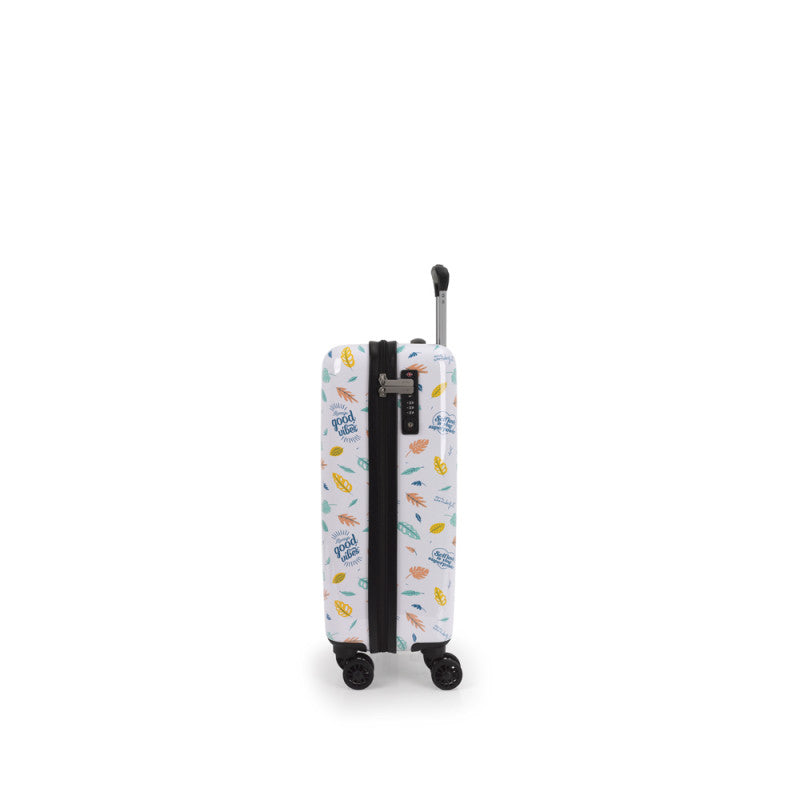 Maleta Cabina Rígida Gabol x Mr. Wonderful Vibes 4 Ruedas Dobles TSA