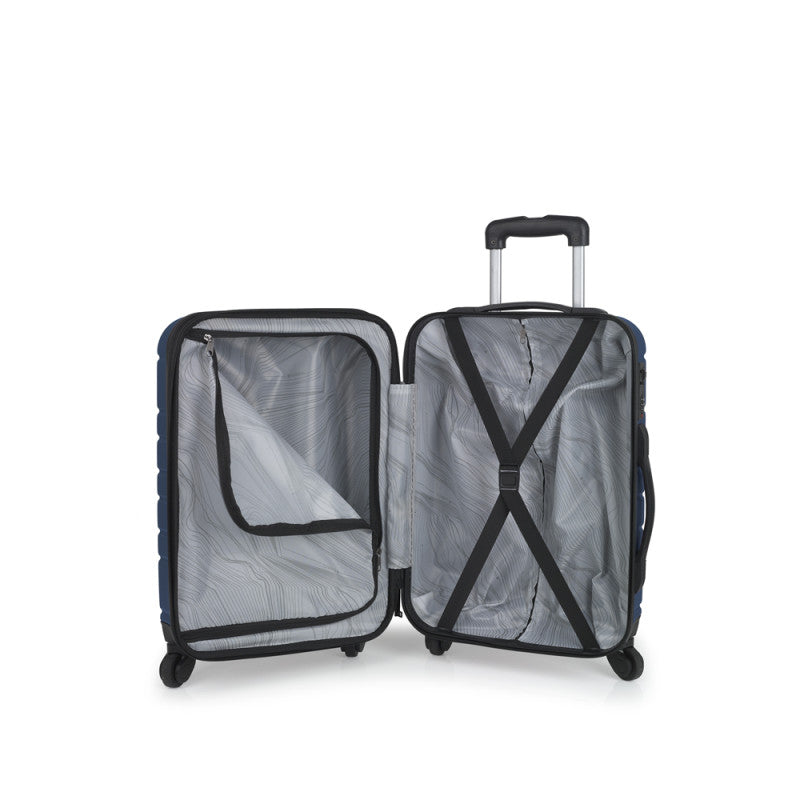 Maleta de Cabina Gabol ZERO Ligera Expandible, Cerradura Combinación, 4 Ruedas