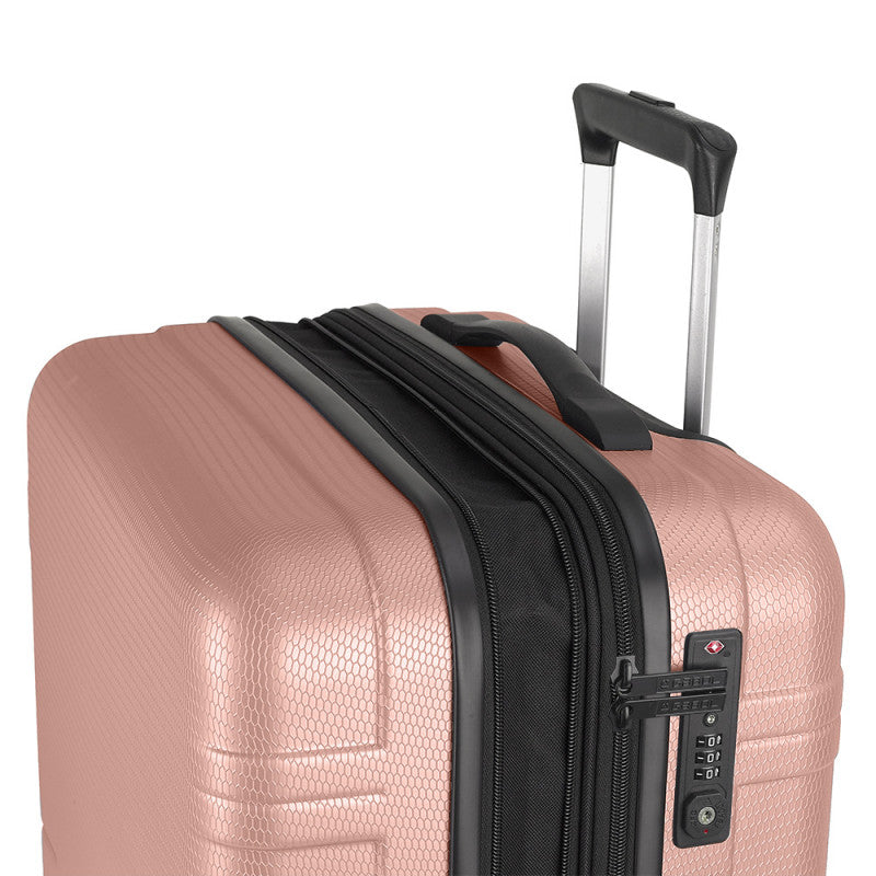 Maleta de Viaje Rígida Gabol BARI Grande Expandible, 4 Ruedas Dobles, TSA
