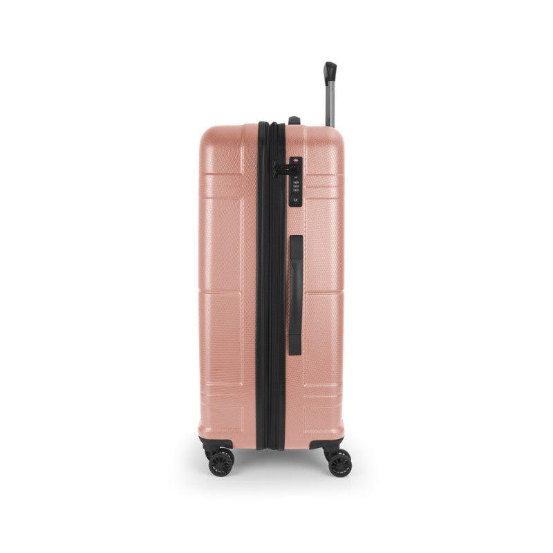 Maleta de Viaje Rígida Gabol BARI Grande Expandible, 4 Ruedas Dobles, TSA