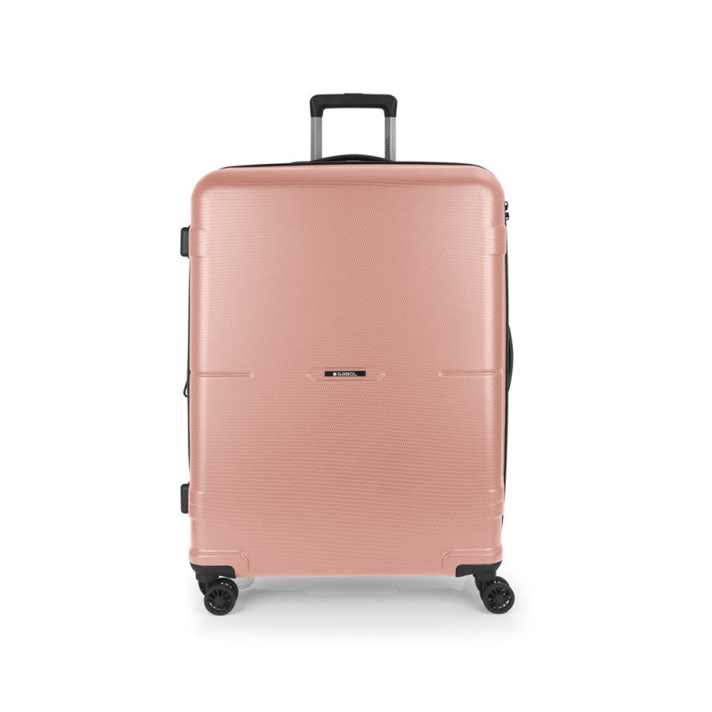 Maleta de Viaje Rígida Gabol BARI Grande Expandible, 4 Ruedas Dobles, TSA