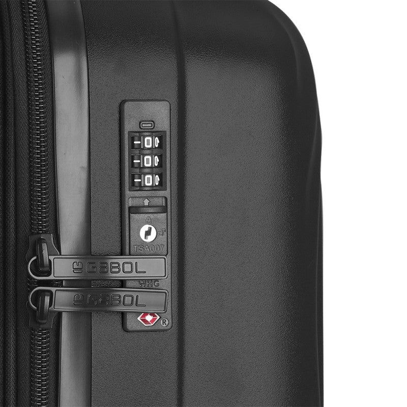 Maleta Grande Rígida Gabol Radar Expandible: Seguridad TSA, 4 Ruedas Dobles