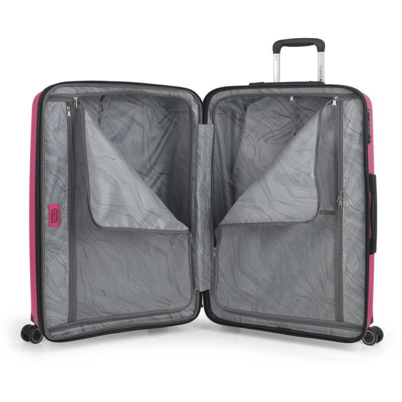 Maleta Grande SHINYUU Rígida Expandible 4 Ruedas Dobles Cerradura TSA
