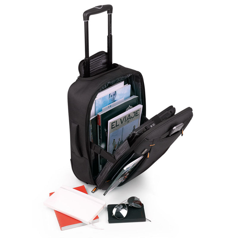 Maletín Mochila Convertible Gabol Pilotos Ruedas 15.6 Pulgadas Acolchado Organizador
