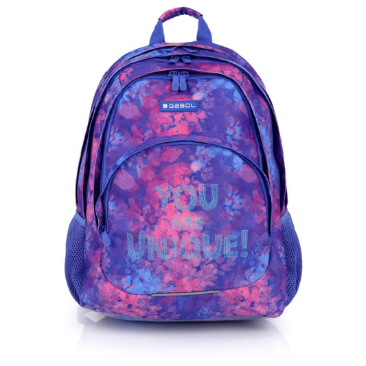 Mochila Escolar Gabol SUNSET Ergonómica Triple Compartimento Resistente Agua Portátil 15.6 Pulgadas