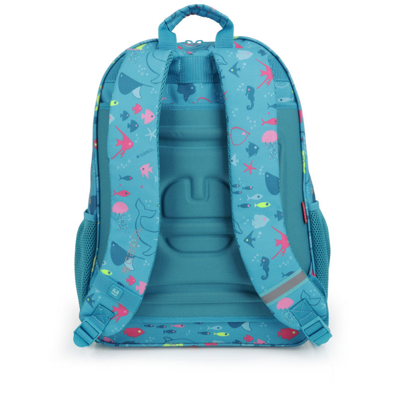 Mochila Escolar Gabol ACQUA Adaptable Carro 15.6 Pulgadas Reforzada Poliéster