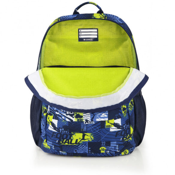 Mochila Escolar Gabol Ball Grande Adaptable a Carro con 2 Compartimentos