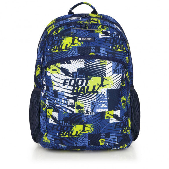 Mochila Escolar Gabol Ball Grande Adaptable a Carro con 2 Compartimentos
