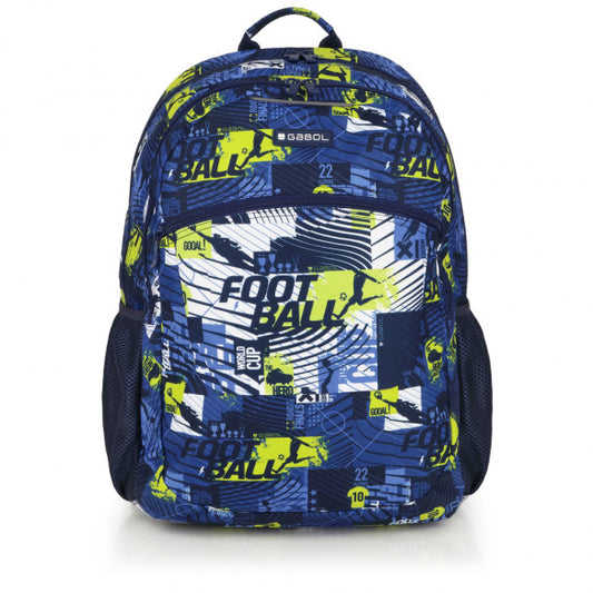 Mochila Escolar Gabol Ball Grande Adaptable a Carro con 2 Compartimentos