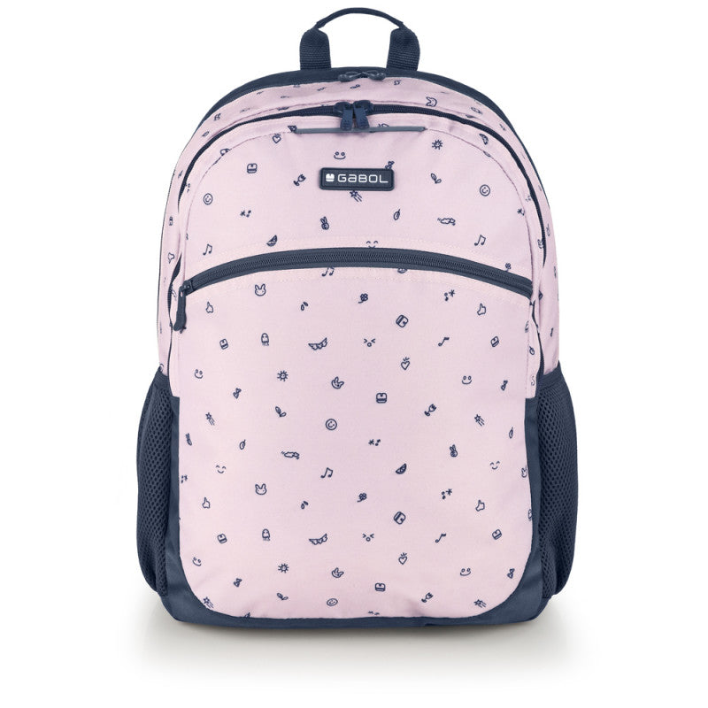 Mochila Escolar Gabol ICON Adaptable a Carro: Doble, Acolchada, Impermeable y Duradera