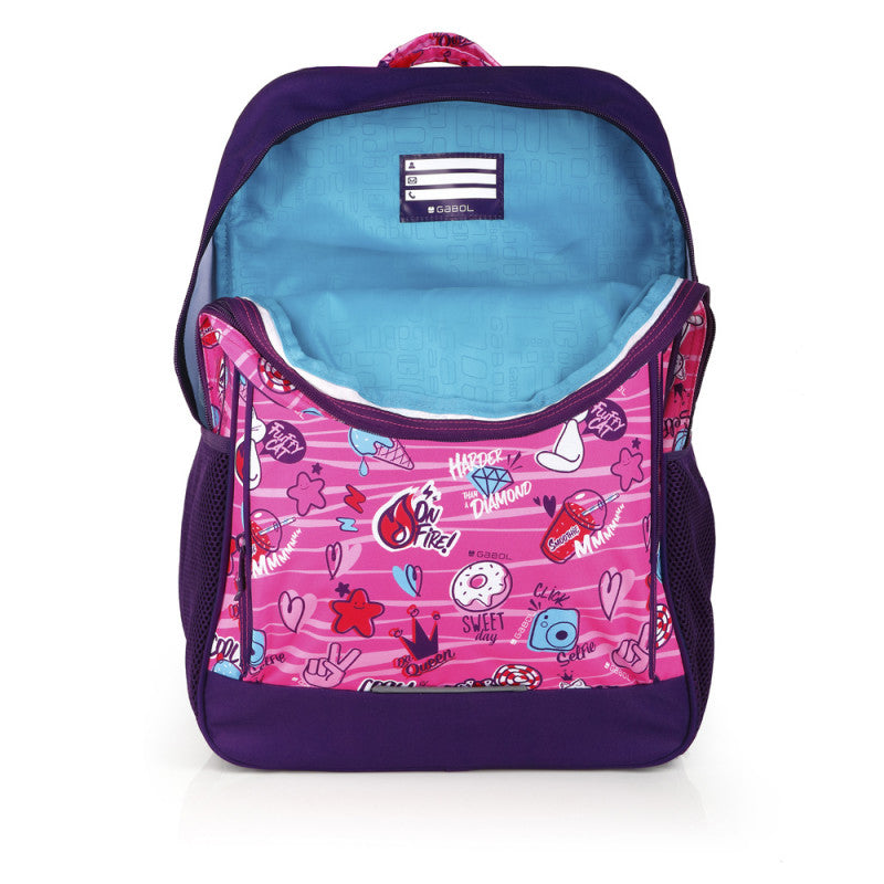 Mochila Escolar Gabol Sticker Adaptable a Carro: Diseño Divertido y Funcional