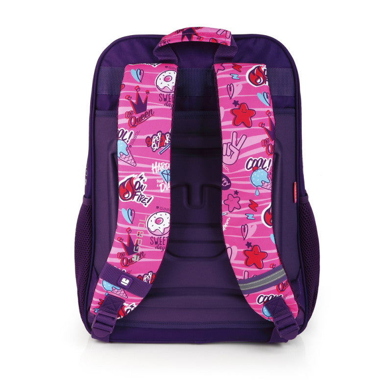 Mochila Escolar Gabol Sticker Adaptable a Carro: Diseño Divertido y Funcional