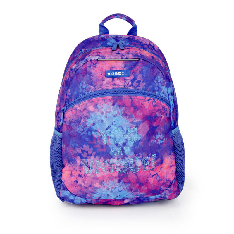 Mochila Escolar Adaptable a Carro Gabol SUNSET: Resistente al Agua, Ergonómica y Reflectante