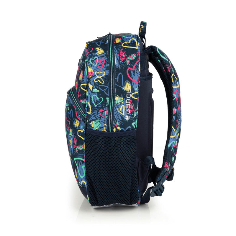 Mochila Escolar Gabol Tizas Adaptable a Carro: Impermeable, Cómoda y Segura