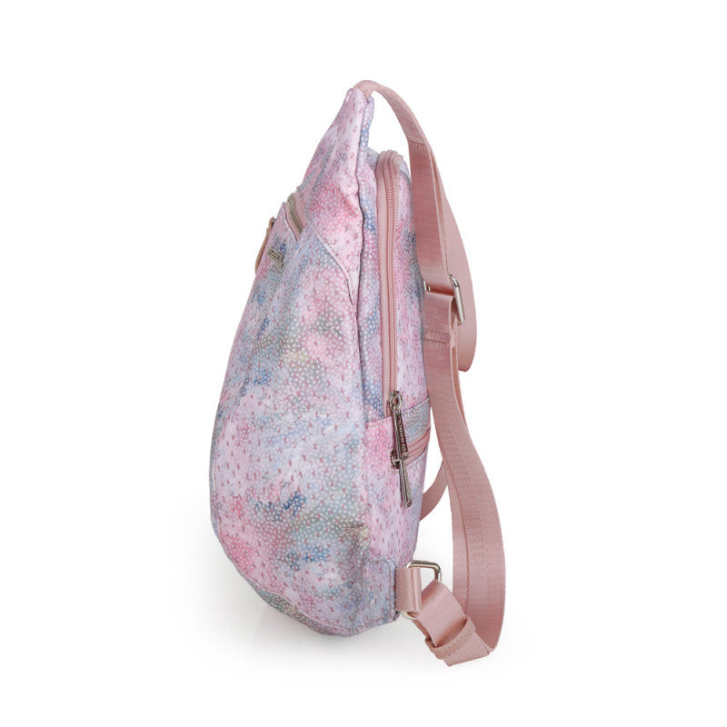 Mochila Bolso Gabol Nabila Rosa Elegante Resistente Agua Poliéster Sintético