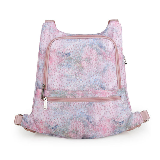 Mochila Bolso Gabol Nabila Rosa Elegante Resistente Agua Poliéster Sintético