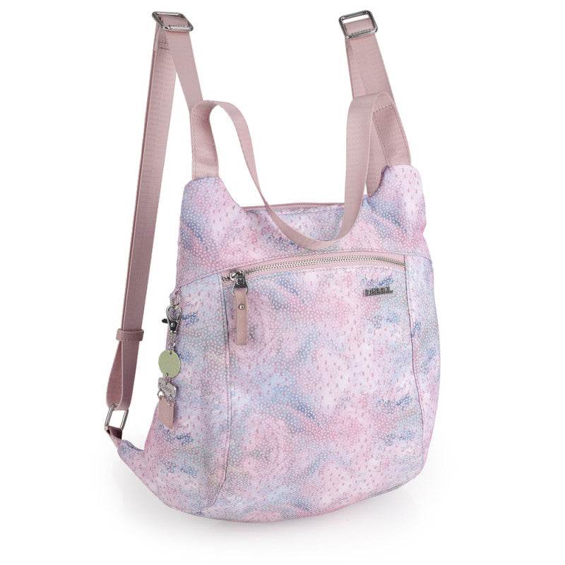 Mochila Bolso Gabol Nabila Rosa Elegante Resistente Agua Poliéster Sintético