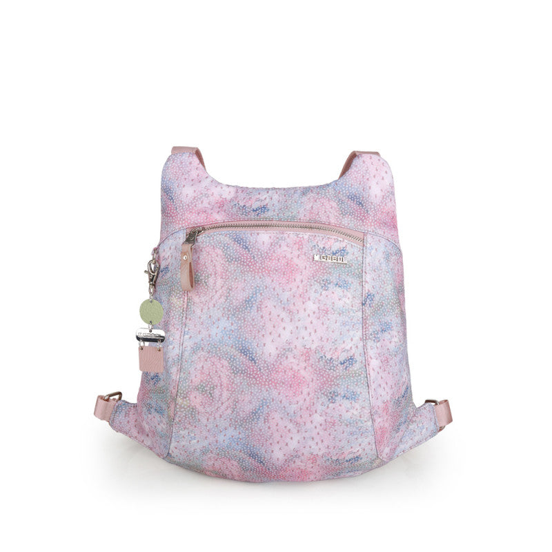 Mochila Bolso Gabol Nabila Rosa Elegante Resistente Agua Poliéster Sintético