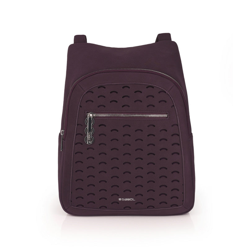Mochila Bolso Elegante Mujer Gabol Thaïs Piel Sintética Burdeos Ligera Versátil