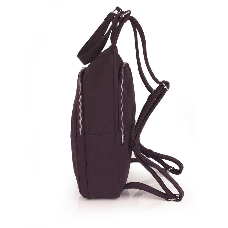 Mochila Bolso Elegante Mujer Gabol Thaïs Piel Sintética Burdeos Ligera Versátil
