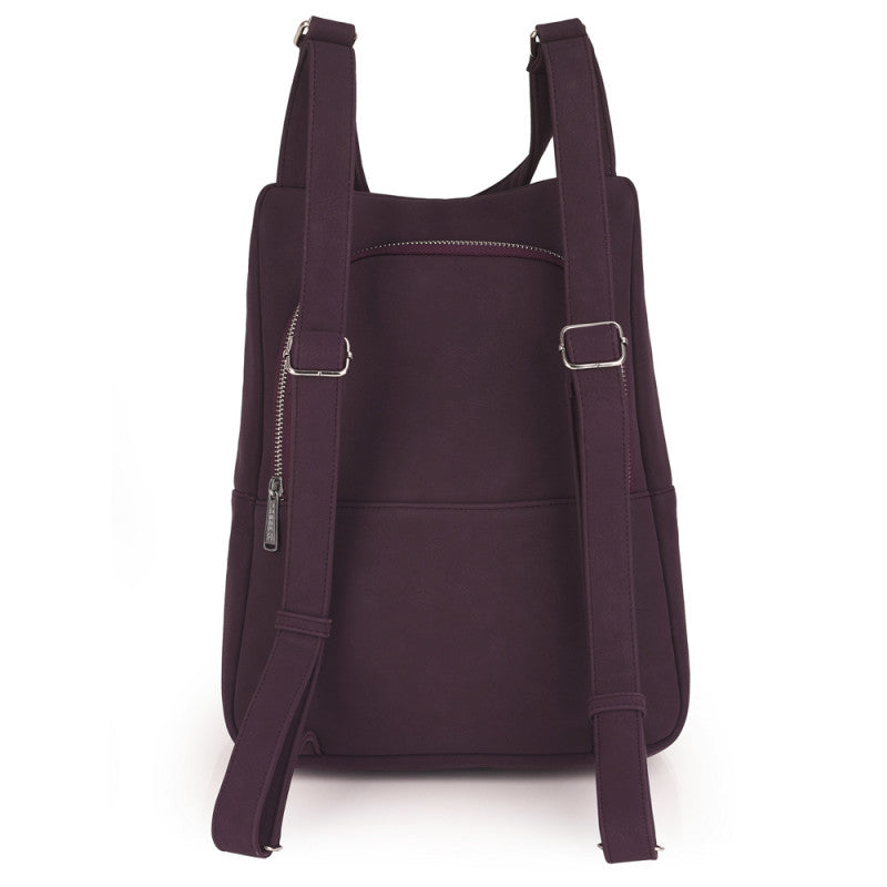 Mochila Bolso Elegante Mujer Gabol Thaïs Piel Sintética Burdeos Ligera Versátil