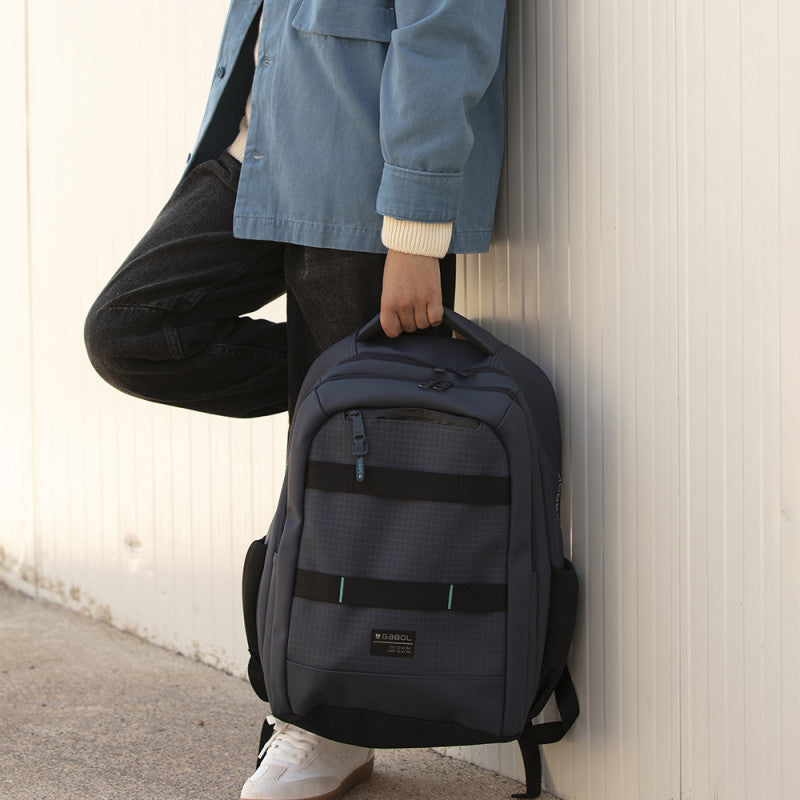 Mochila Dos Compartimentos LION Azul Marino Gabol | 237091
