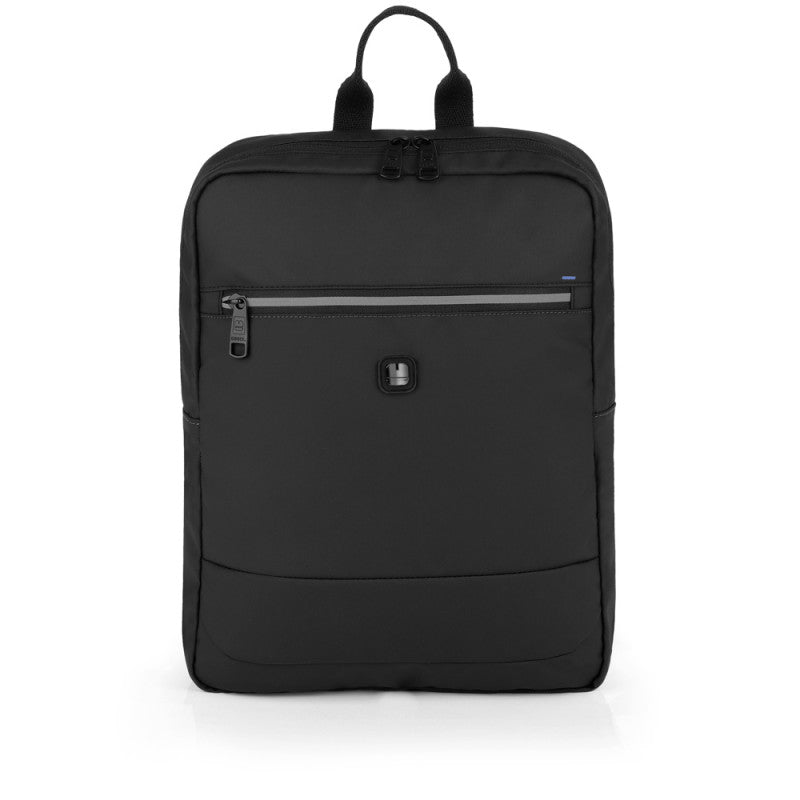 Mochila Gabol FLASH para Portátil 14'' Gris Oscuro, Reflectante, Acople Carro