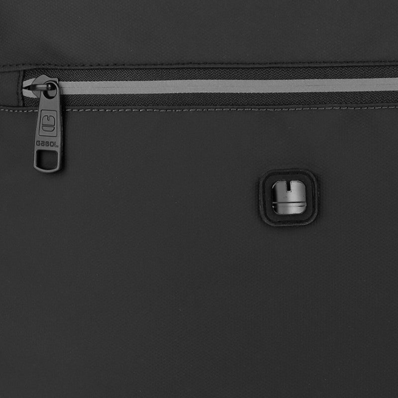 Mochila Gabol FLASH para Portátil 14'' Gris Oscuro, Reflectante, Acople Carro