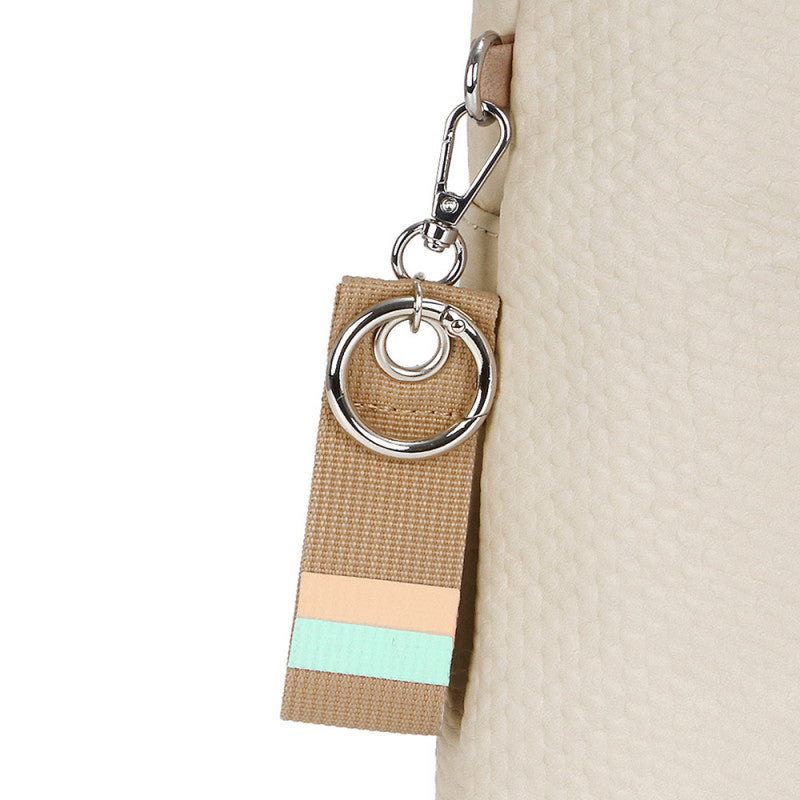 Mochila Muriel Gabol Beige Elegante Piel Sintética Sin PVC Uso Diario