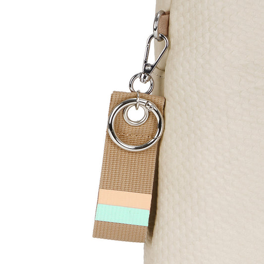 Mochila Muriel Gabol Beige Elegante Piel Sintética Sin PVC Uso Diario