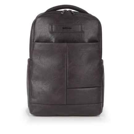 Mochila para Portátil 15.6" de Piel Sintética COMMAND Marrón Gabol