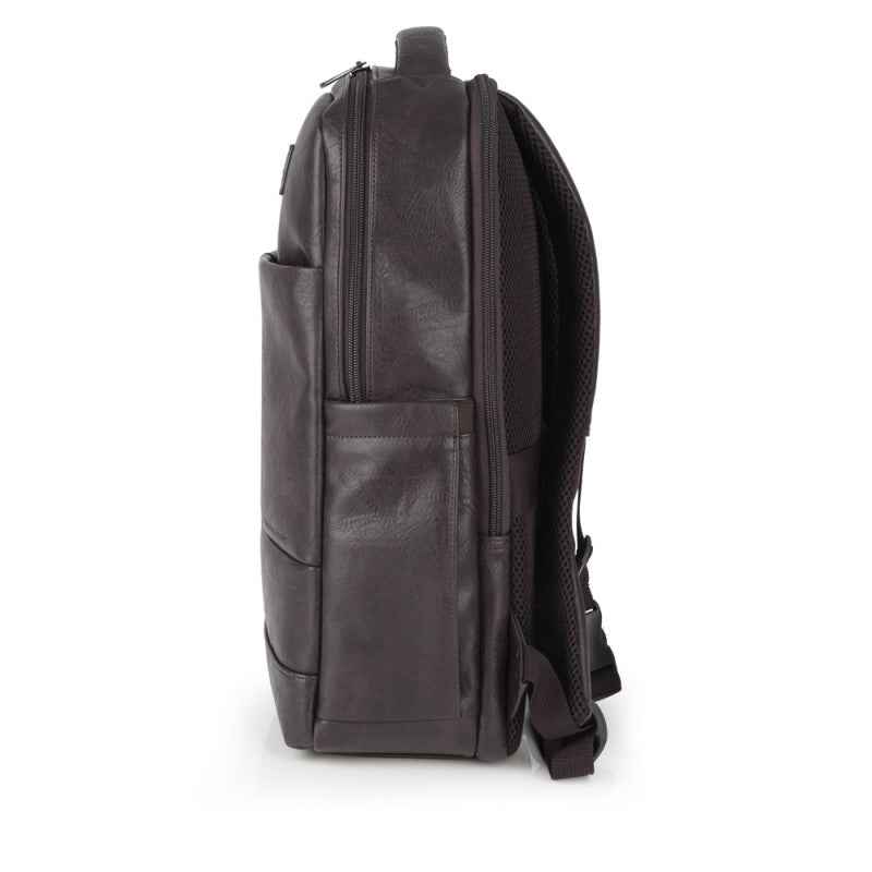 Mochila para Portátil 15.6" de Piel Sintética COMMAND Marrón Gabol