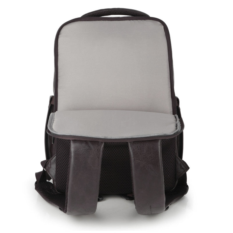 Mochila para Portátil 15.6" de Piel Sintética COMMAND Marrón Gabol | 413855